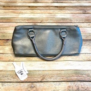 Wine Clutch Birmingham Design Steel Gray